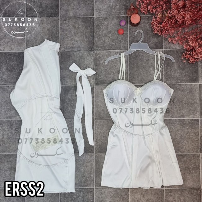 *Ensemble pyjama en soie 02 pcs *ERSS2