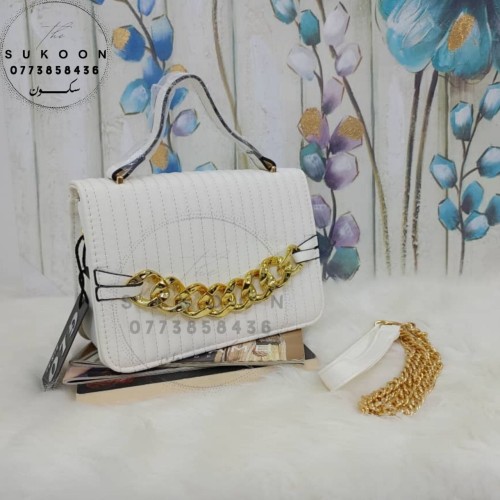 Sac à main en blanc