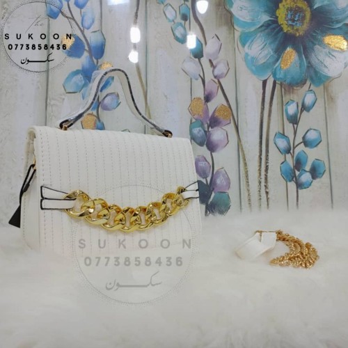 Sac à main en blanc