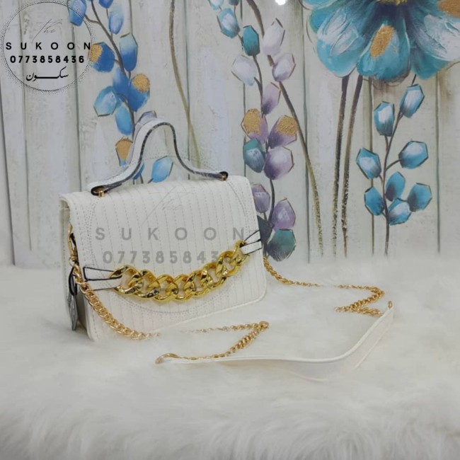 Sac à main en blanc