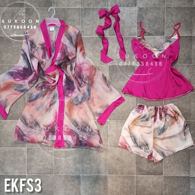 -Ensemble pyjama 3 pieces -2EKFS3