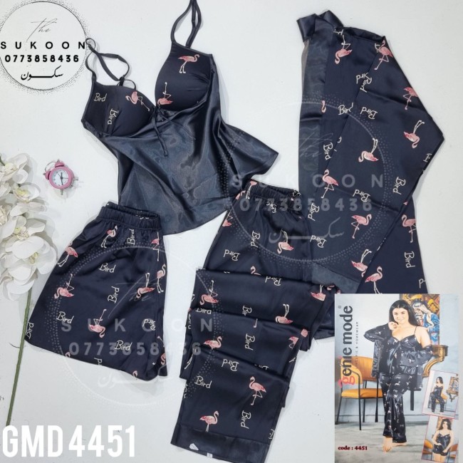 -Pyjama Flamingo en 4 psc -GMD 4451