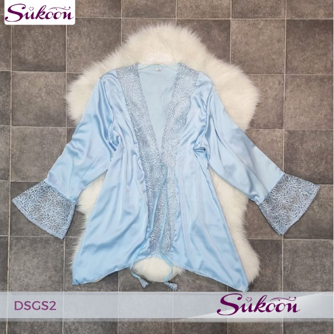 - Nuisette 2 pièces en soie -DSGS2