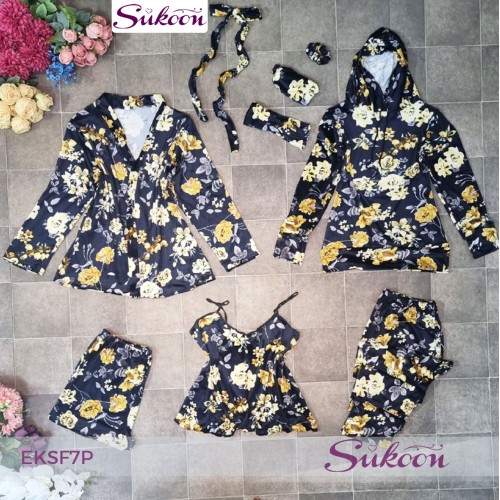 Ensemble Pyjamas 8Pcs Fleuri -EKSF8P-