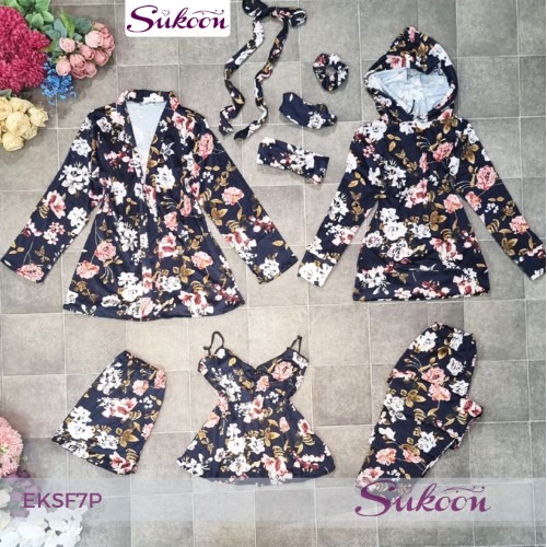 Ensemble Pyjamas 8Pcs Fleuri -EKSF8P-