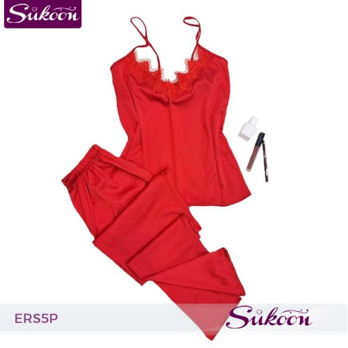 -Ensemble pyjama en soie 05 pcs -ERS5P