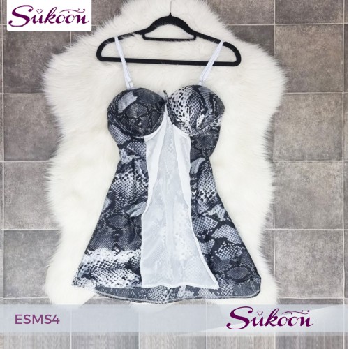 -Pyjama serpent en Blanc -ESMS4