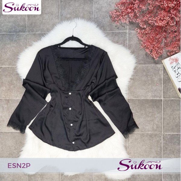 -Pyjama en soie 2pieces -ESN2P 2