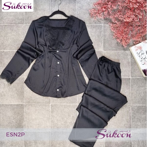 -Pyjama en soie 2pieces -ESN2P