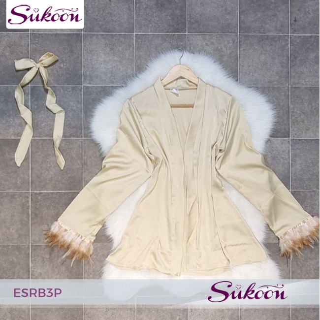 -Ensemble pyjama 3 pcs beige -ESRB3P