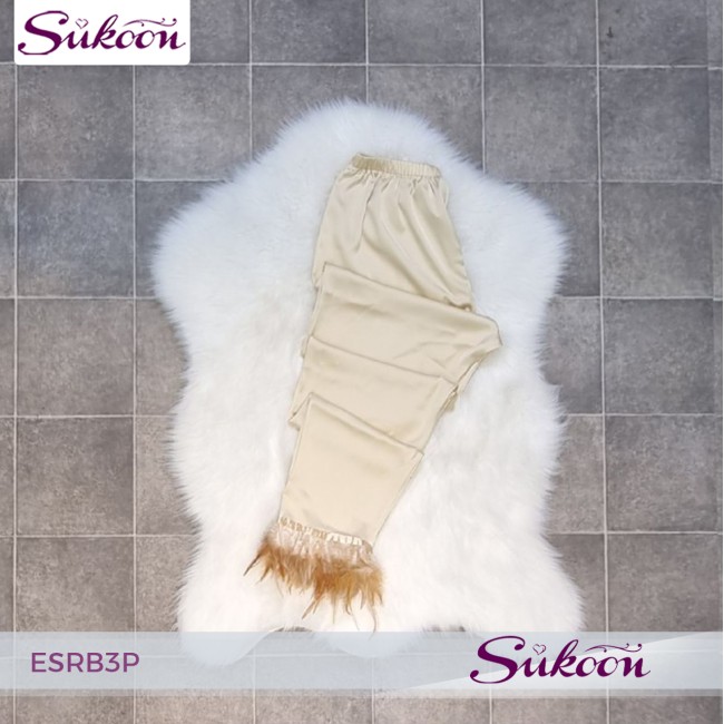 -Ensemble pyjama 3 pcs beige -ESRB3P