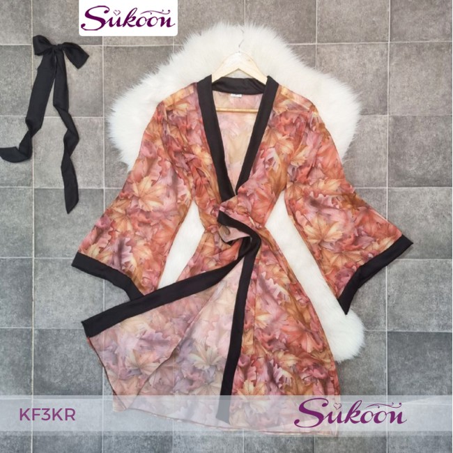 -kimono une piece en foulard -KF3KR
