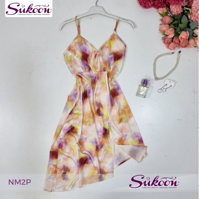 -Nuisette 2 psc en soie -NM2P