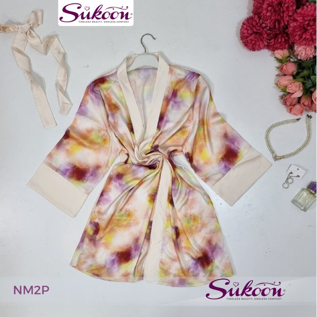 -Nuisette 2 psc en soie -NM2P