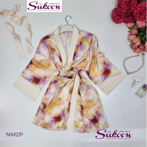 -Nuisette 2 psc en soie -NM2P