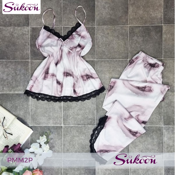 -Pyjama en satin 2psc -PMM2P