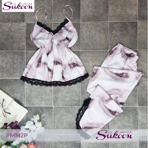 -Pyjama en satin 2psc -PMM2P