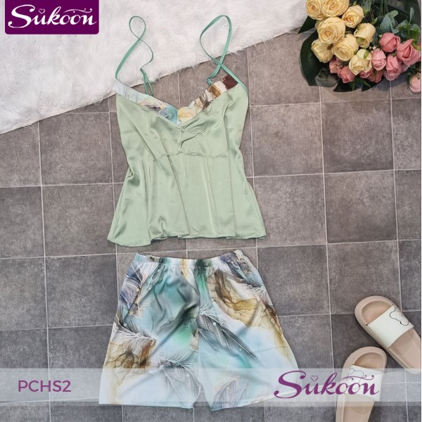 -Pyjama 2 pieces bustier and short -PCHS2 2