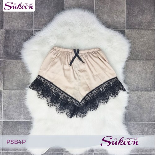 -Pyjama féminine 4 pieces en satin -PSB4P