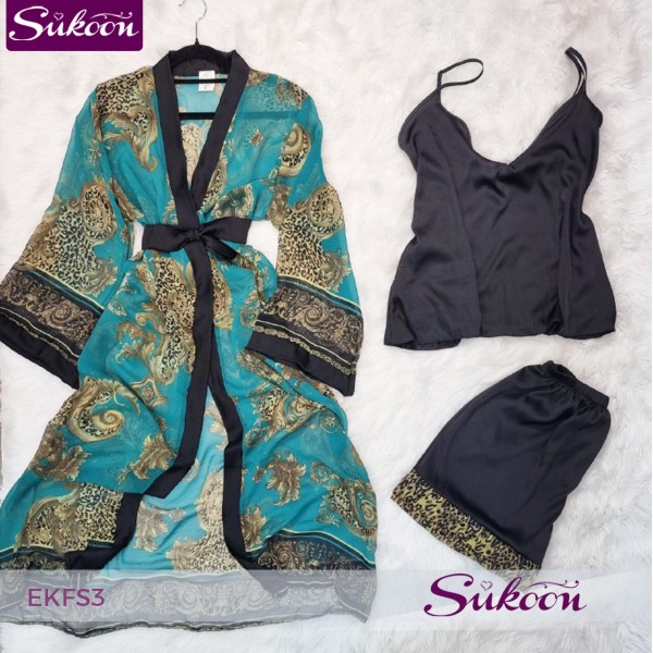 -Ensemble pyjama 3 pieces -EKFS3