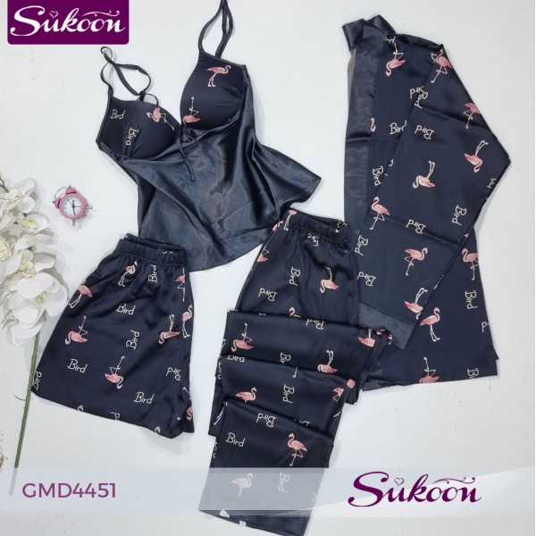 -Pyjama Flamingo en 4 psc -GMD 4451