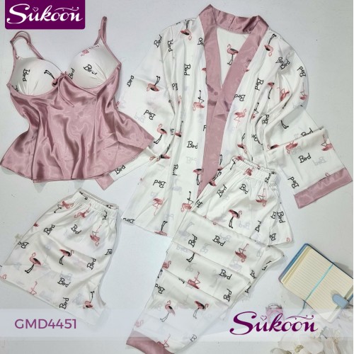 -Pyjama Flamingo en 4 psc -GMD 4451