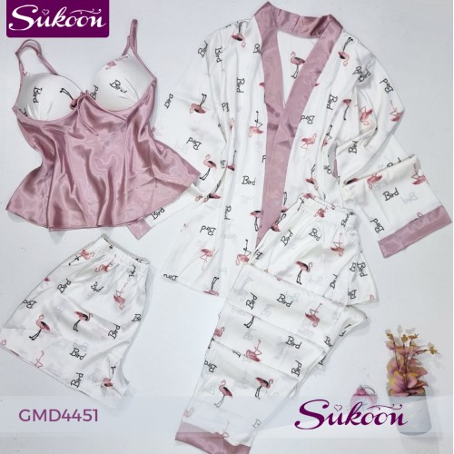 -Pyjama Flamingo en 4 psc -GMD 4451