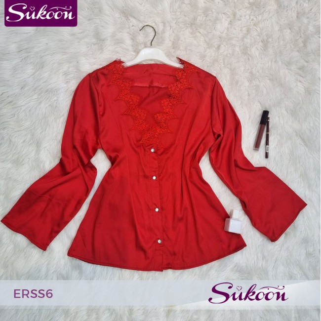 -Ensemble pyjama rouge 06 pcs -ERSS6