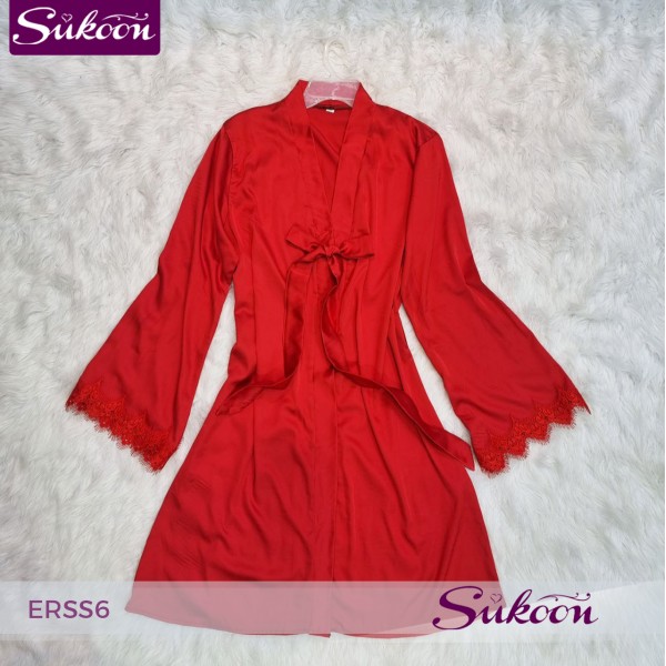 -Ensemble pyjama rouge 06 pcs -ERSS6 2