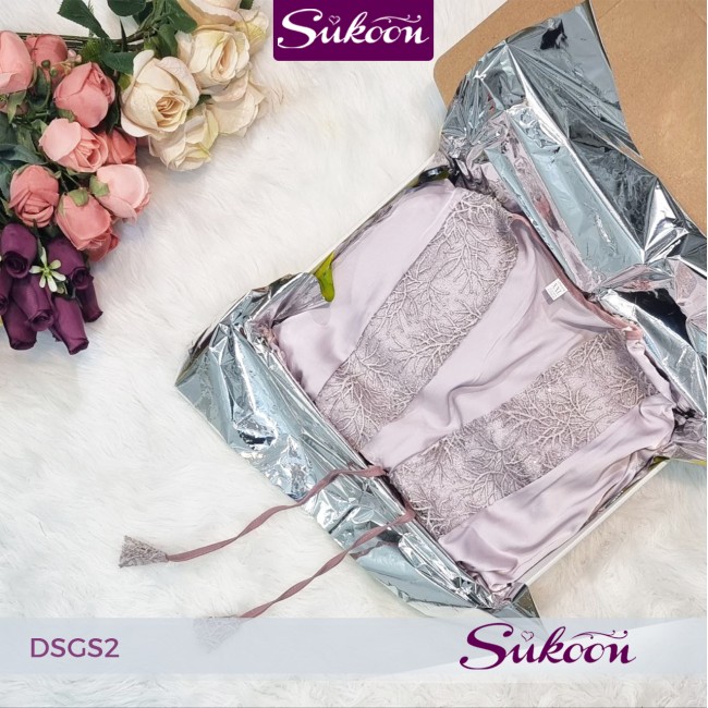 - Nuisette 2 pièces en soie -DSGS2