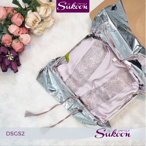 - Nuisette 2 pièces en soie -DSGS2