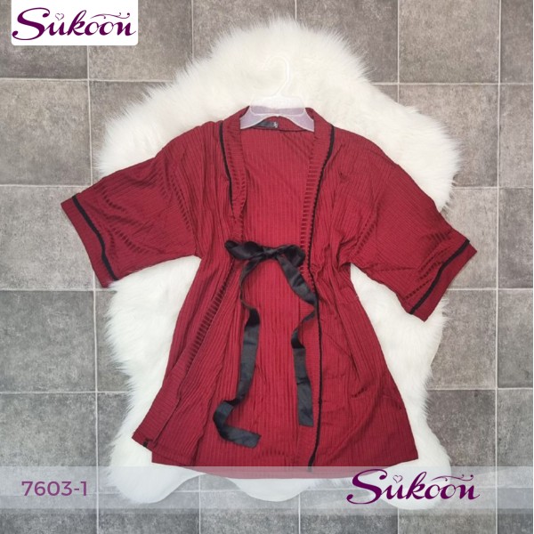 -Ensemble pyjama avec pantalon 3 pcs -7603-1 2