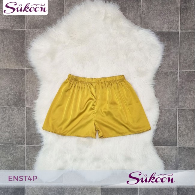 -Ensemble pyjama 4 pièces en soie imprimée -ENST4P