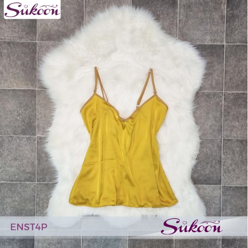 -Ensemble pyjama 4 pièces en soie imprimée -ENST4P