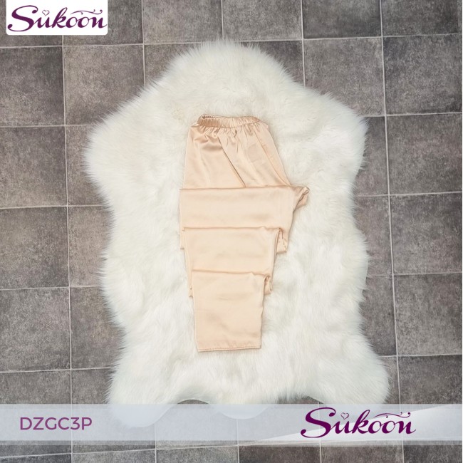 -Ensemble pyjama 3 pc en soie et dentale-DZGC3P