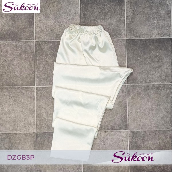 -Ensemble pyjama 3 pc en soie et dentale -DZGB3P 2