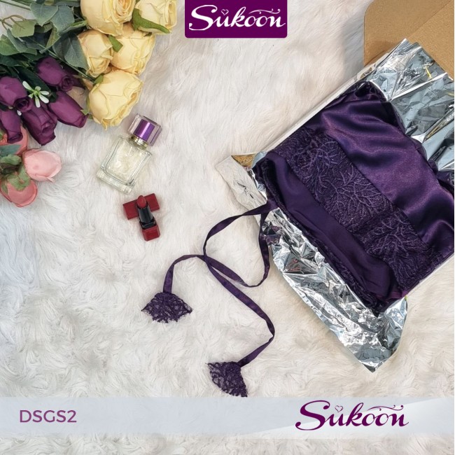 - nuisette 2 pièces en soie -DSGS2