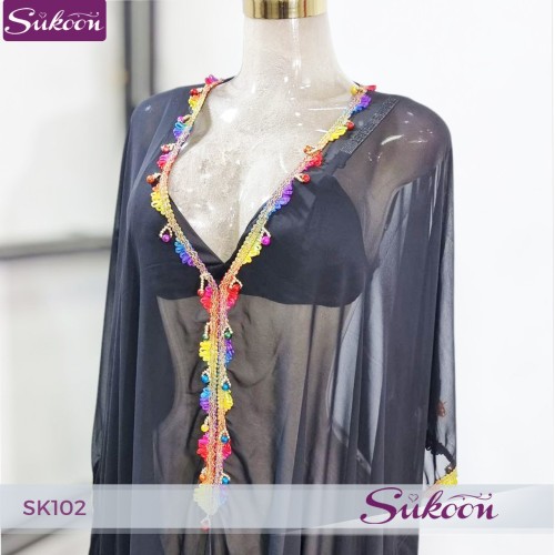 -Robe d'été transparente -SK102