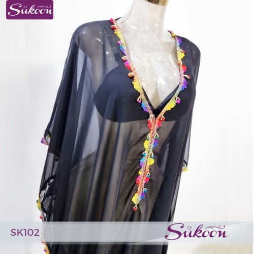 -Robe d'été transparente -SK102