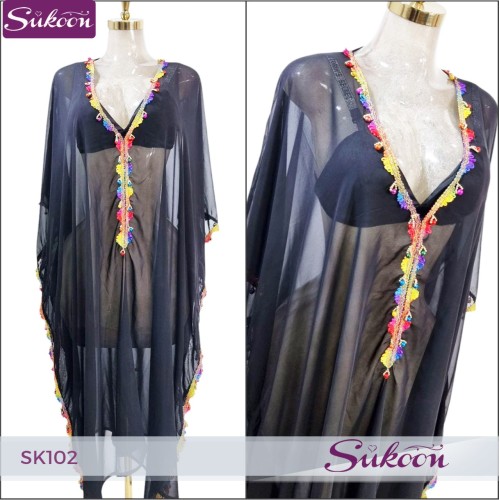 -Robe d'été transparente -SK102