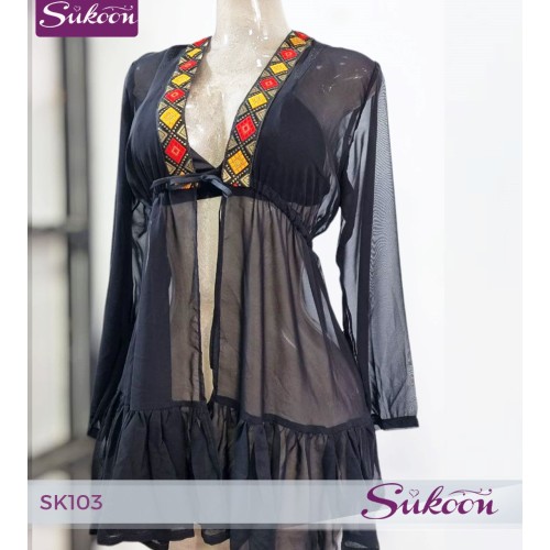 -Kimono court d'été -SK103