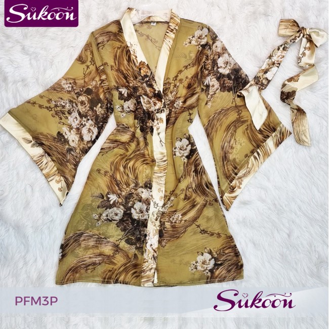 -Ensemble pyjama 04 pcs a fleur-PFM3P