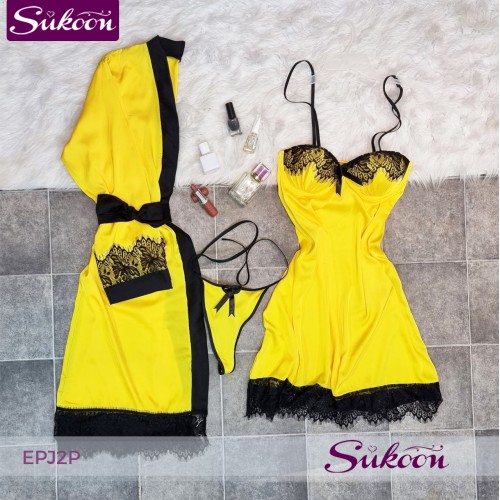 -nuisette jaune 02 pièces -EPJ2P