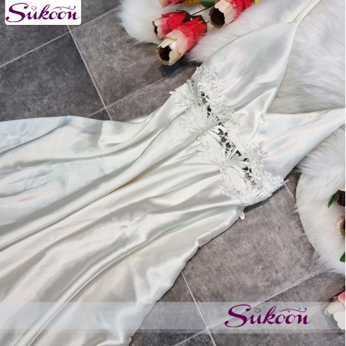 Déshabillé 2 pièces long