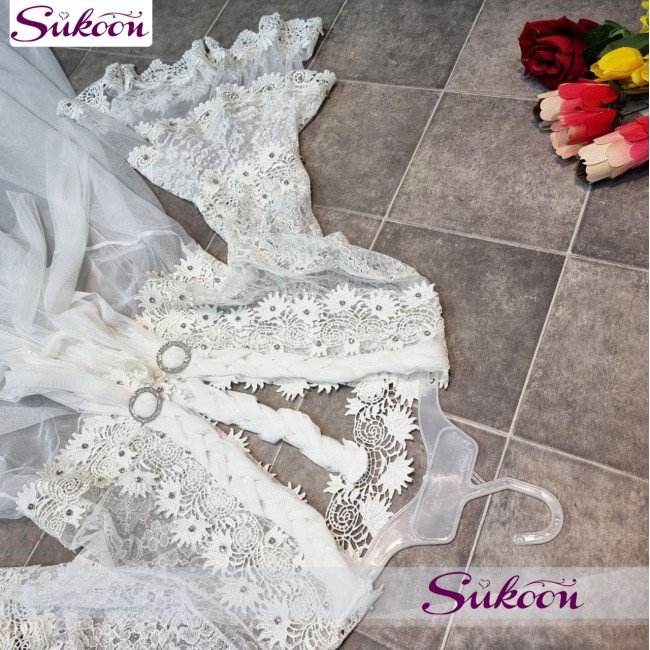 Déshabillé 2 pièces long