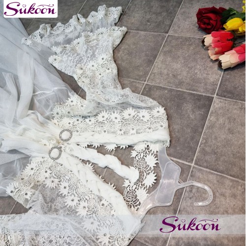 Déshabillé 2 pièces long