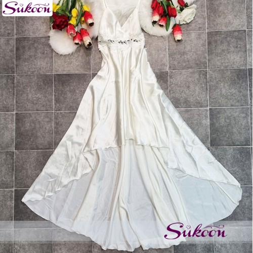 Déshabillé 2 pièces long