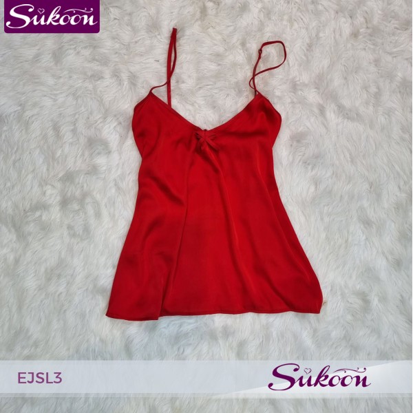 ensemble pyjama en soie décoré avec des fleur -EJSL3- 2