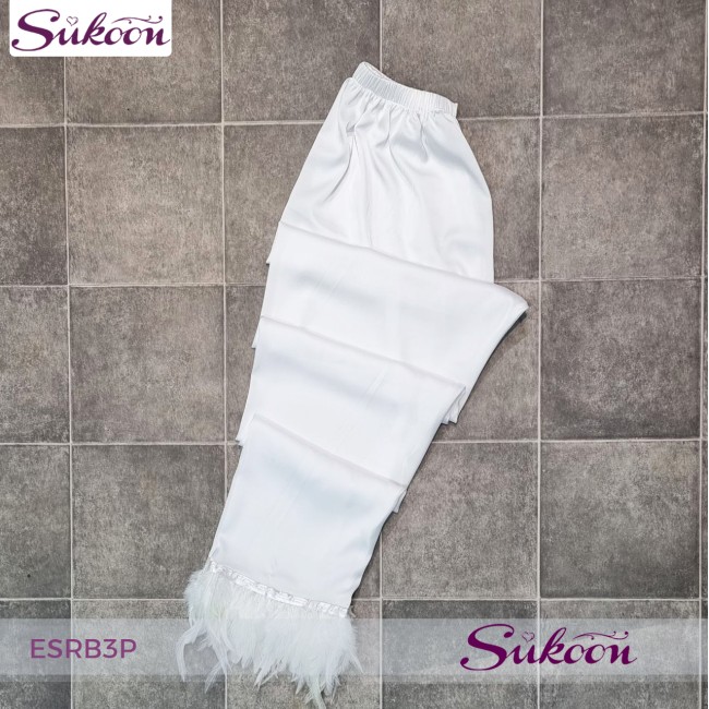 Ensemble pyjama 3 pièces décoré de plumes -ESRB3P-