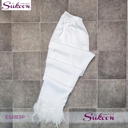 Ensemble pyjama 3 pièces décoré de plumes -ESRB3P-